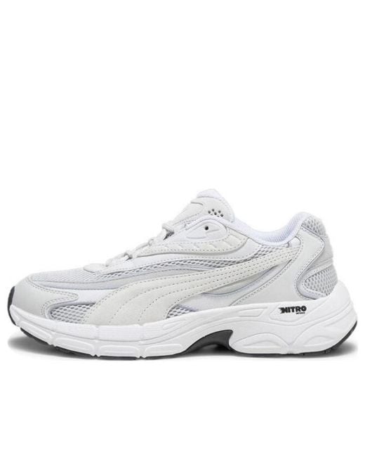 PUMA White Teveris Nitro Vortex 'Glacial Cool Light'