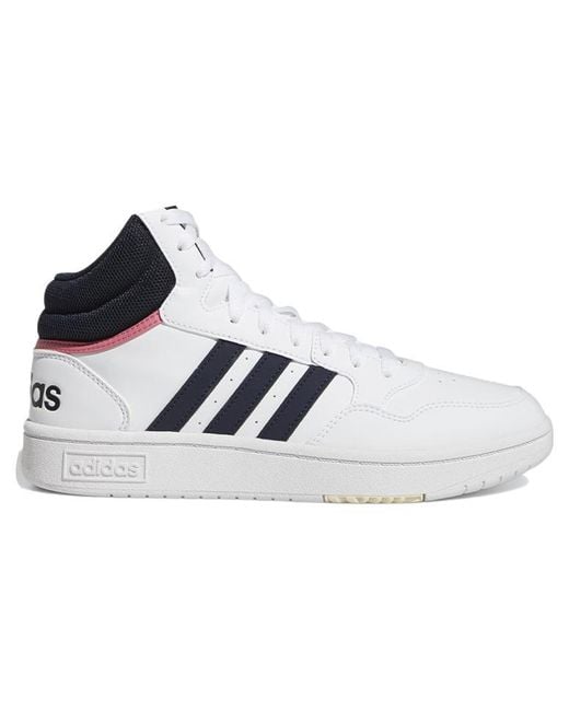 Adidas Blue (Wmns) Hoops 3.0 Mid Classic Shoes Legend Ink'