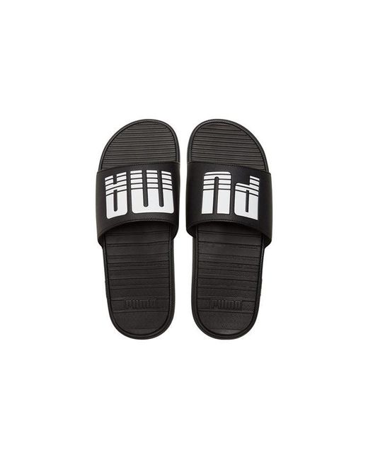 PUMA Black Cool Slippers for men