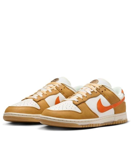 Nike Brown Dunk Low Retro 'Sail Safety Wheat' for men