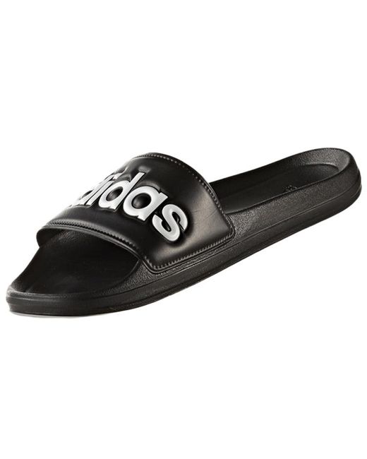 Adidas Black Laoxo Slippers for men