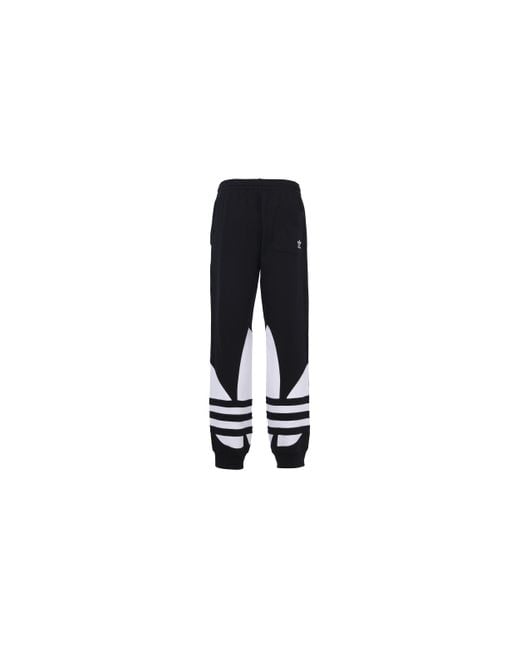 Adidas Black Originals Big Trefoil Sweat Pants for men