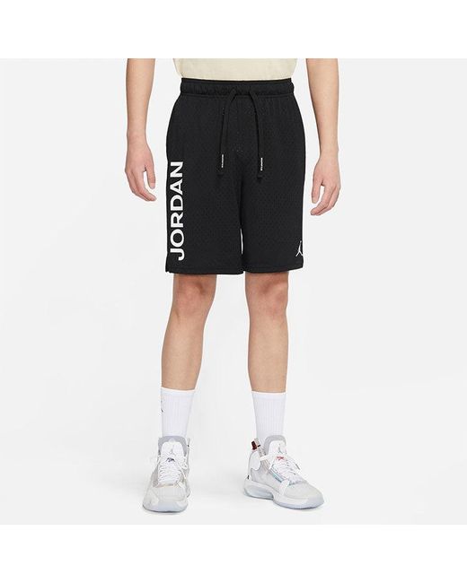 Nike Black Alphabet Logo Printing Sports Shorts for men