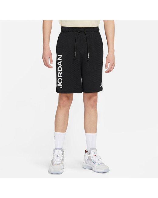 Nike Black Alphabet Logo Printing Sports Shorts for men