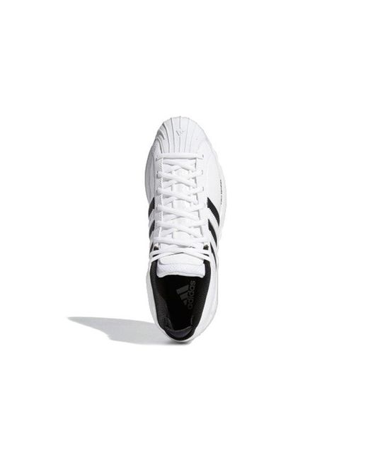 Adidas White Pro Model 2G Low for men