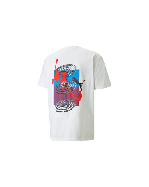 PUMA White X Perks And Mini Graphic T-Shirt for men