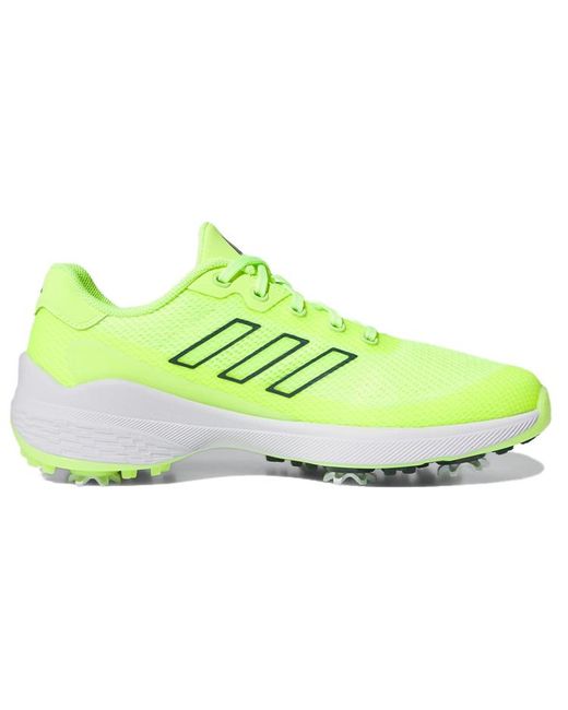 Adidas White Zg23 Vent Golf Shoes 'Lucid Lemon Arctic Night' for men