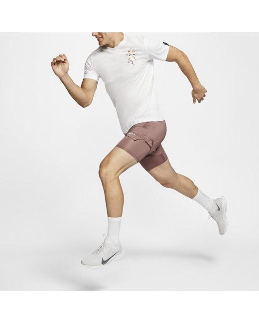 Nike White Dry-Fit Funny Printing Short Sleeve for men
