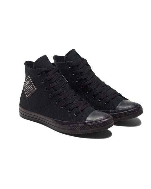 Converse Black Chuck Taylor All Star Patched for men