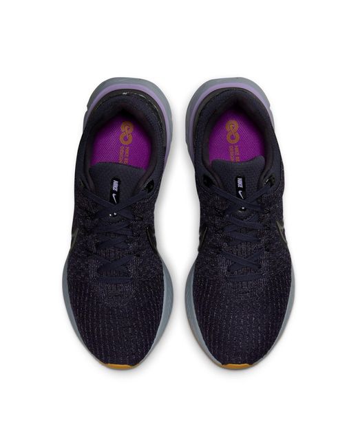 Nike Blue React Infinity Run Flyknit 3 'Cave Cool' for men