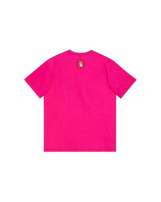 Gucci Pink Kai X Crossover Ss21 Loose Round Neck Short Sleeve for men