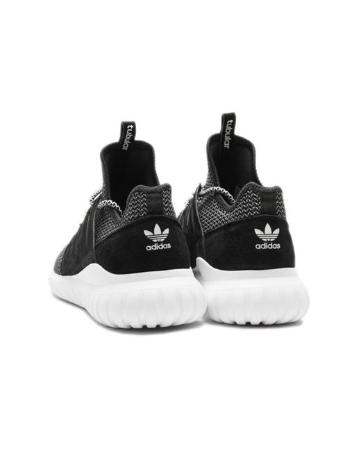 Adidas Black Tubular Cozy Breathable Running Shoes for men