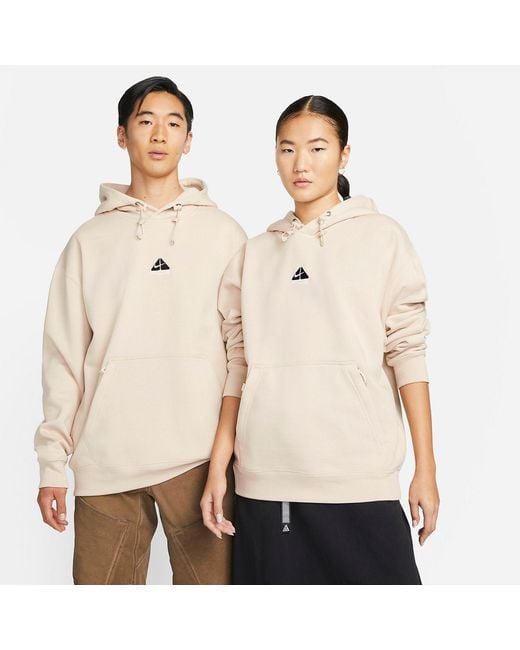 Nike Natural Acg Therma-Fit Pullover Fleece Hoodie Asia Sizing 'Sanddrift' for men