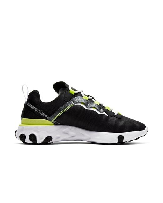 Nike Black (Wmns) React Element 55 Se Lemon Venom'