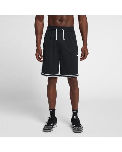 Nike Black Dry Dna Short Elastic Waistband Drawstring Sports Shorts for men