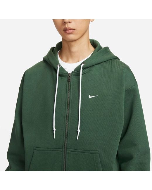 Nike Green Solo Swoosh Hoodie for men