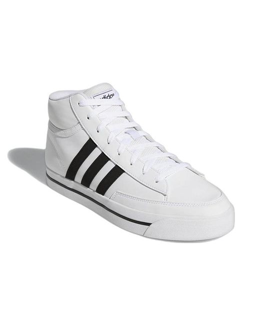 Adidas White Retrovulc Mid for men