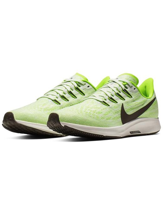Nike Green Air Zoom Pegasus 36 'Electric' for men