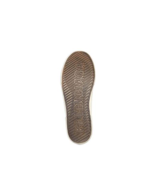 Balenciaga Brown (Wmns) Paris Low Top Sneakers Bb Monogram Cotton And Rubber'