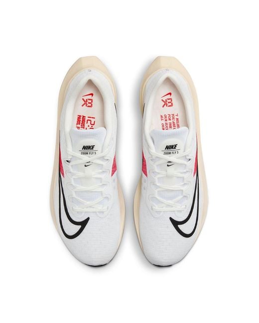 Nike White Zoom Fly 5 'Eliud Kipchoge' for men