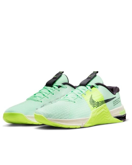 Nike Green Metcon 8 Training Shoes for men