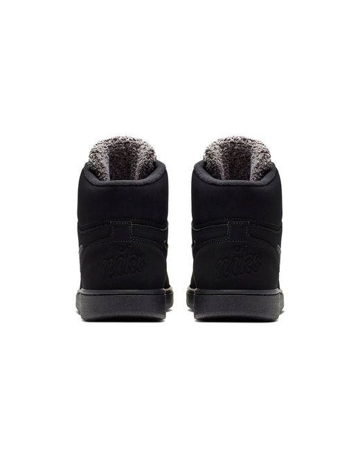 Nike Black Ebernon Mid Se 'Triple' for men