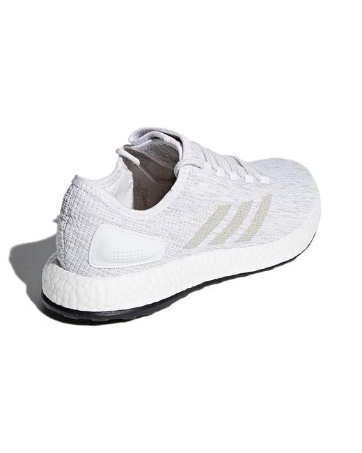Adidas White Pureboost 'Cloud' for men