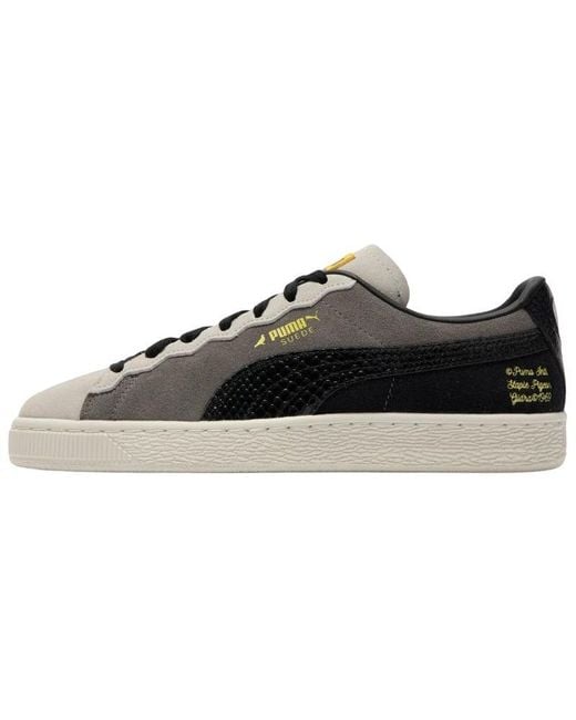 PUMA Black Suede 2 Staple for men