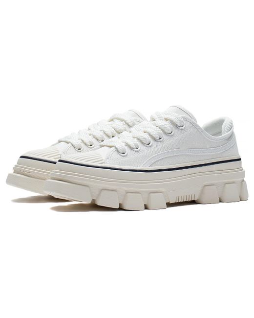 Li-ning White Cf Classic Canvas Low