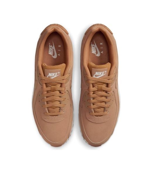 Nike Brown Air Max 90 Premium 'Flax Sail' for men