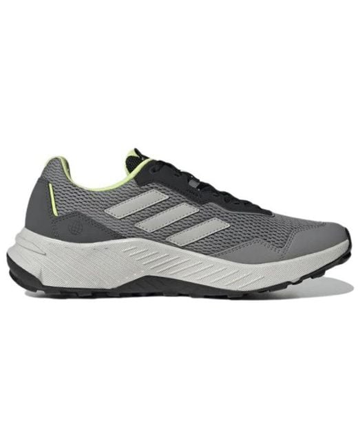 Adidas Gray Tracefinder Trail Pulse Lime' for men