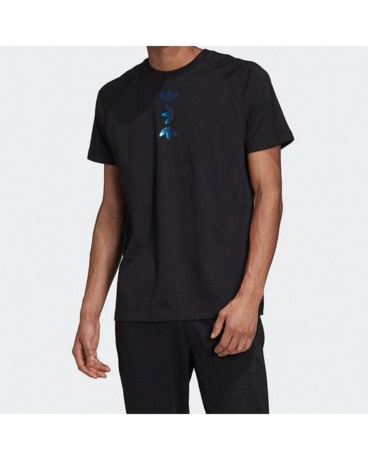Adidas Black Originals Zeno Tee Logo Short Sleeve for men