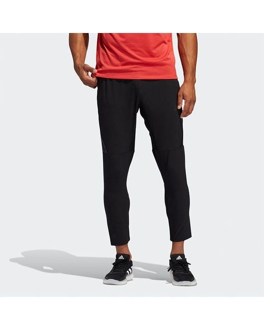 Adidas Black Logo Printing Cone Training Pants for men