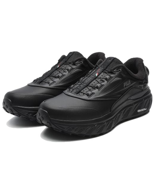 Fila Black Boa Explorer Shoes 'Triple' for men