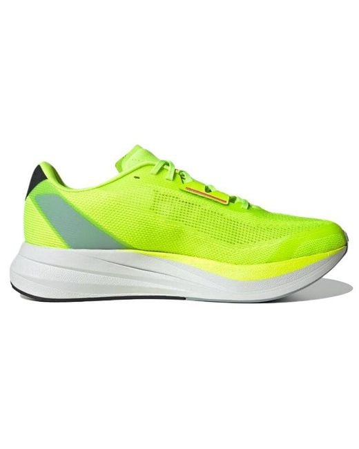 Adidas Yellow Duramo Speed 'Lucid Lemon' for men