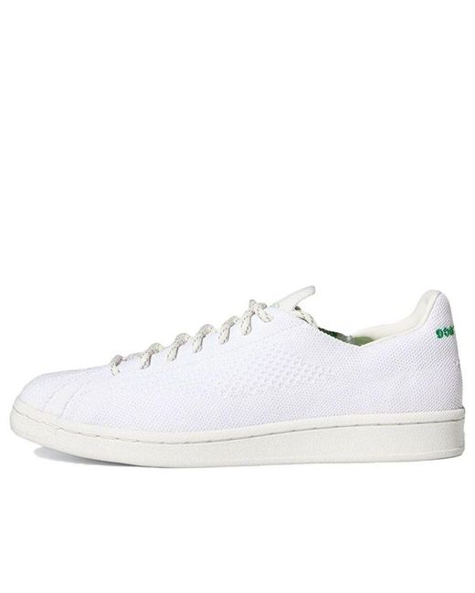 Adidas White X Pharrell Superstar Primeknit for men