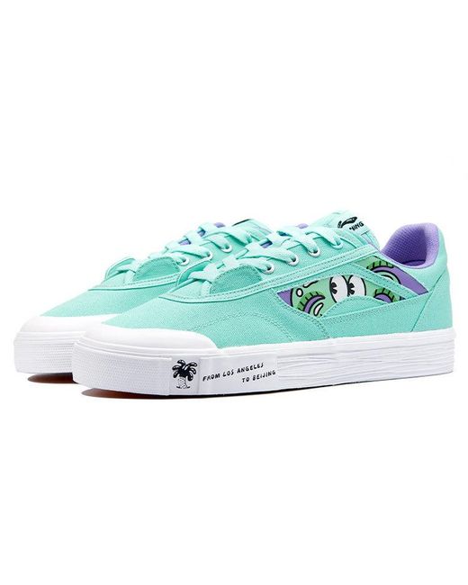 Li-ning Blue Skate Shoes X Steven Harington 'Palm Tree'