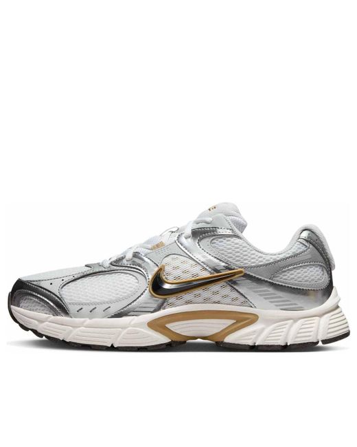 Nike White V5 Rnr Metallic Pewter' for men