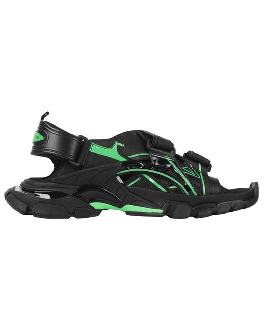 Balenciaga Green Track Sandal Fluo' for men