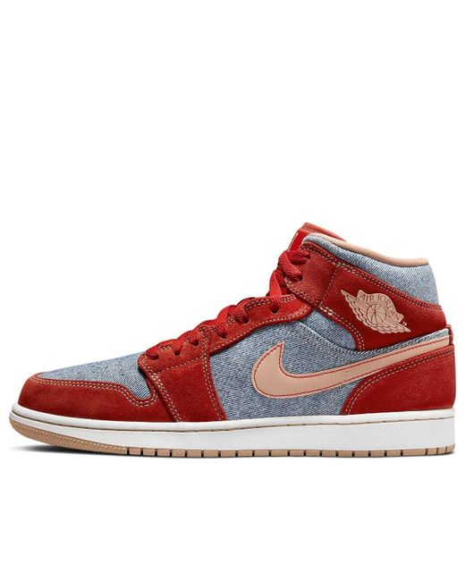 Nike Red 1 Mid 'Denim' for men