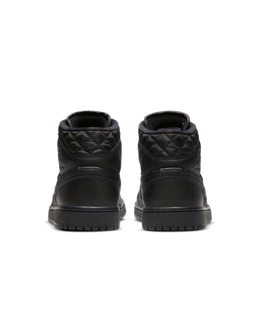 Nike Black (Wmns) 1 Mid Se Quilted'