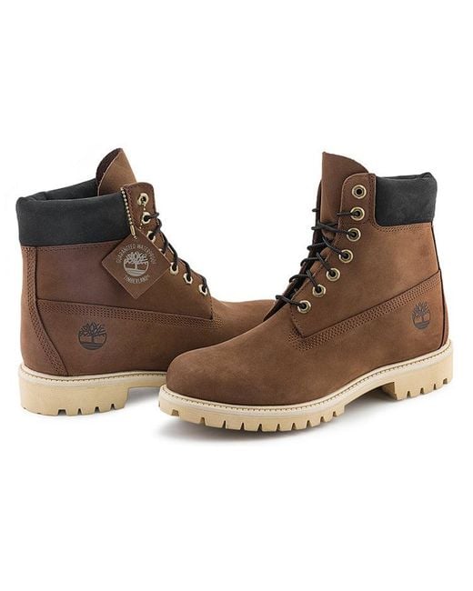 Timberland Brown Premium 6-Inch Waterproof Boot 'Rust' for men