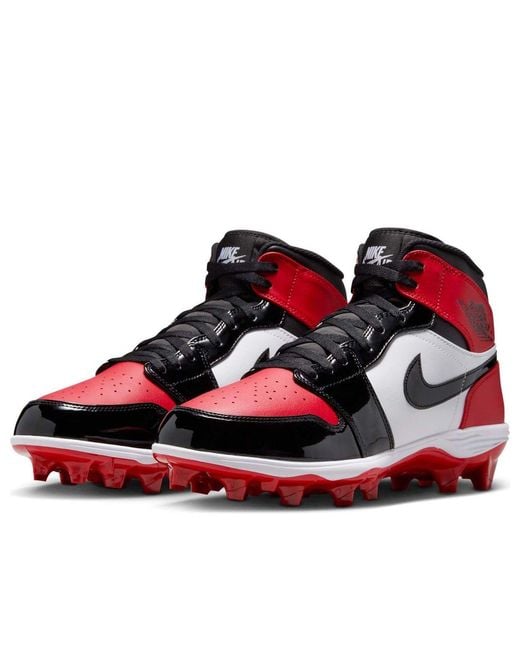 Nike 1 Mid Td Cleat 'Bred Toe' for men