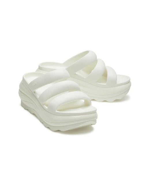 CROCSTM White Mega Crush Triple Strap 'Chalk' for men
