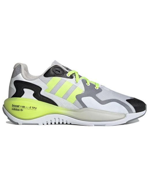Adidas Green Zx Alkyne Solar' for men