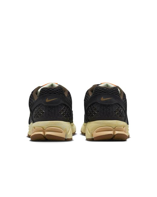 Nike Black Zoom Vomero 5 Swoosh-embellished Leather And Mesh Low-top Trainers