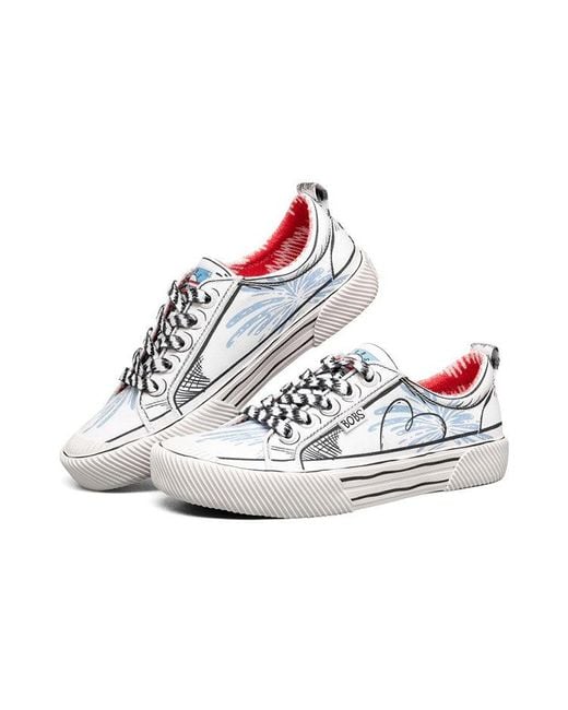 Skechers White (Wmns) Dr. Seuss X Bob's B Wilder Low-Casual Shoes