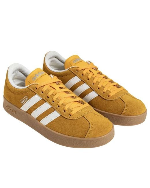 Adidas Yellow Vl Court Classic Gum' for men