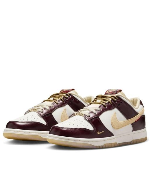 Nike Brown Dunk Low Lx 'Year Of The Snake' Shoes