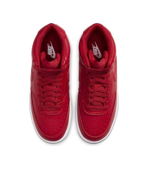 Nike Red (Wmns) Court Vision Mid